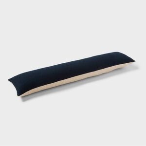 Lumbar Boucle Colorblock Decorative Throw Pillow Dark Navy Blue - Threshold 48”